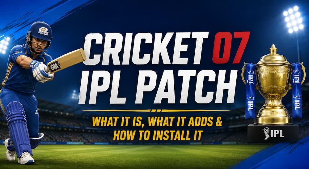 Cricket 07 IPL Patch: Download, Install & Play Guide