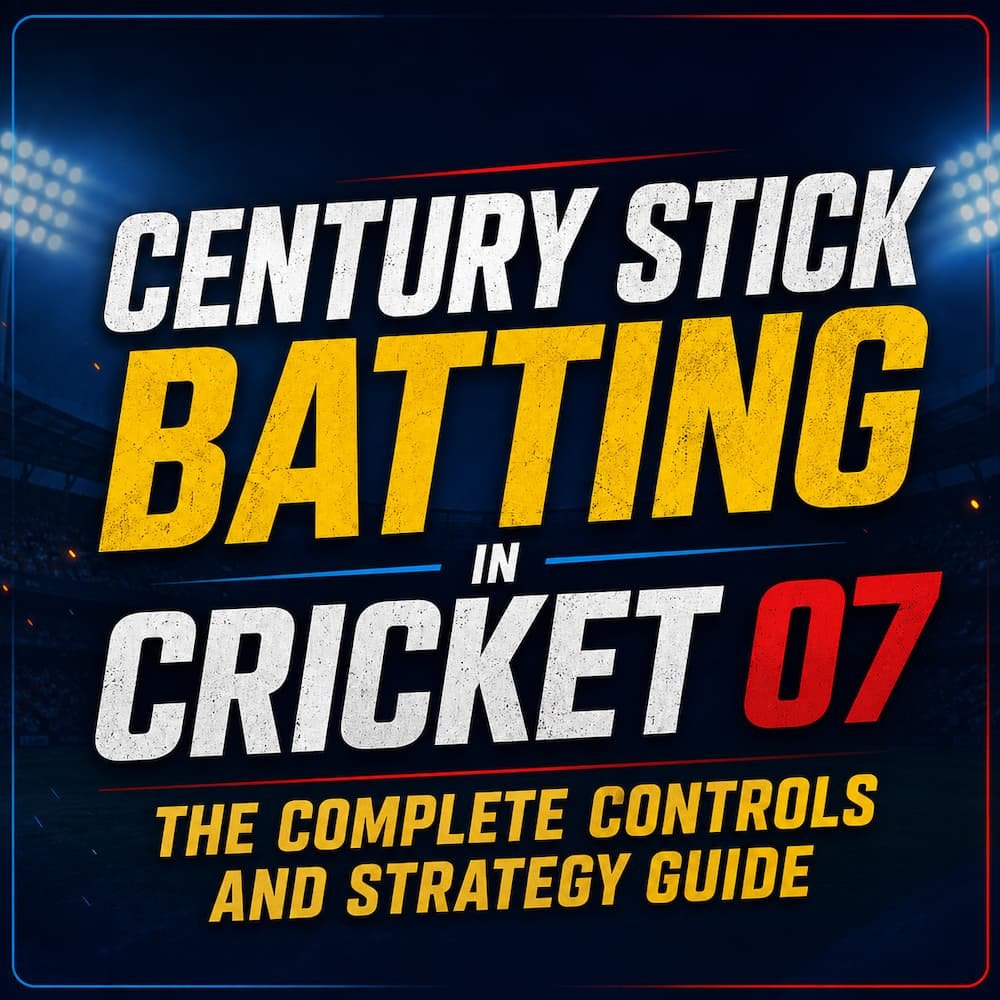 Century Stick Batting in Cricket 07 Banner