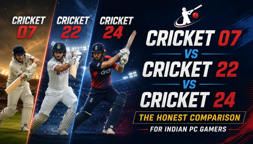 Cricket 07 vs Cricket 22 vs Cricket 24: The Honest Comparison for Indian PC Gamers